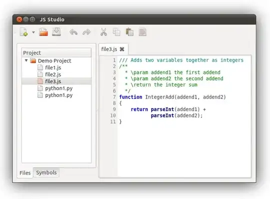 Screenshot of main window