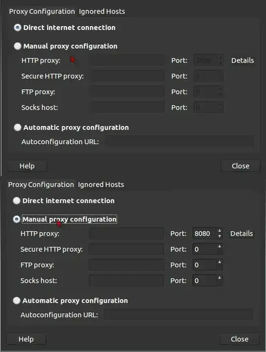 System-> Preferences-> Internet and Network-> Network Proxy