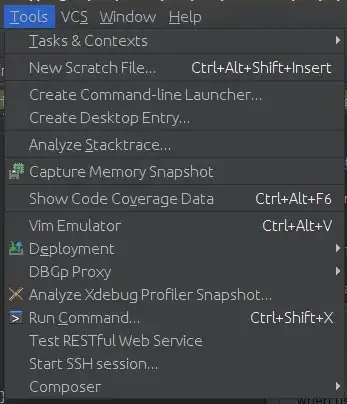 Phpstorm 8 Tools menu