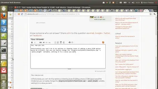 Unity with panel height set to 44px