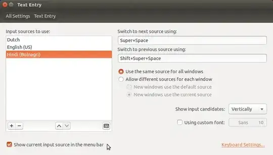 screenshot of running brightness extension