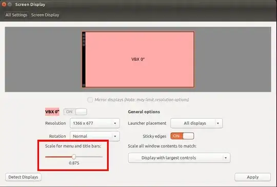 Look in the Display settings for 'Scale for menu and title bars'