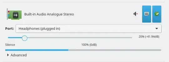 pavucontrol snapshot