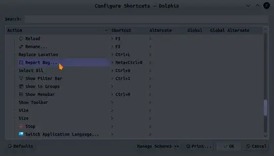 Configure shortcuts