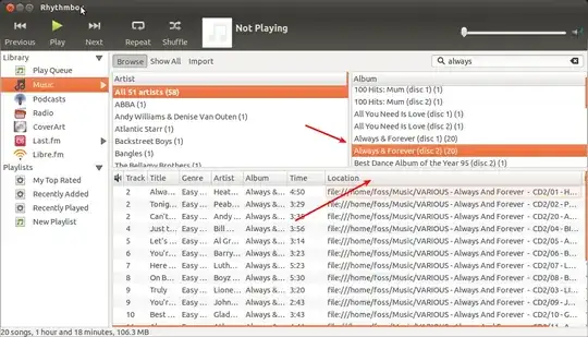 Removed dock shows on the left