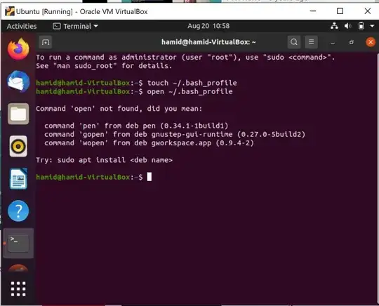 the command 'Open' not working on Ubuntu Terminal
