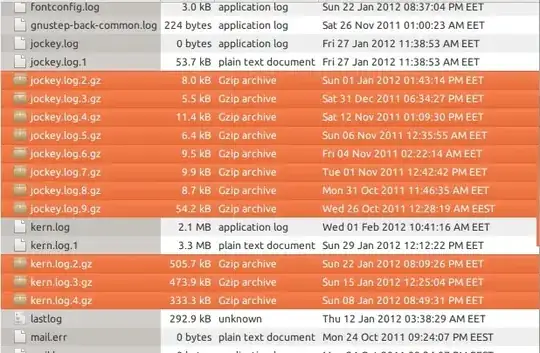 Select .gz extention