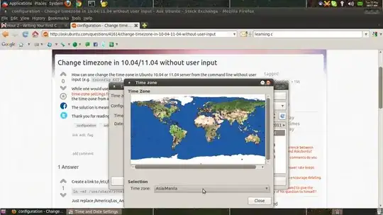"Installation type" window during Linux installation