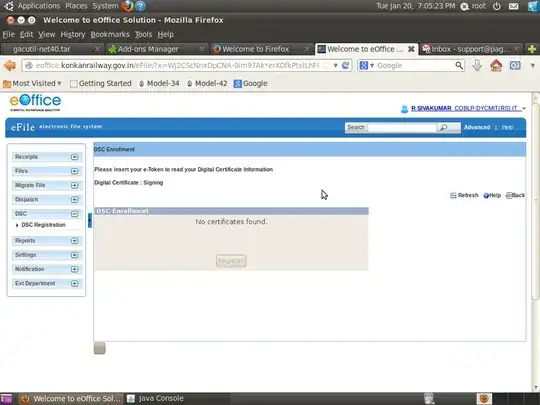 Language Panel after