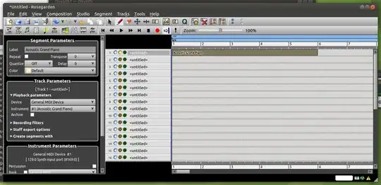 RoseGarden showing drawn track
