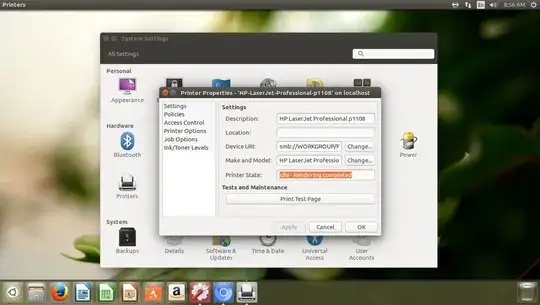 printer is on idle state, stop printing