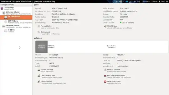 Disk Utility Screenshot