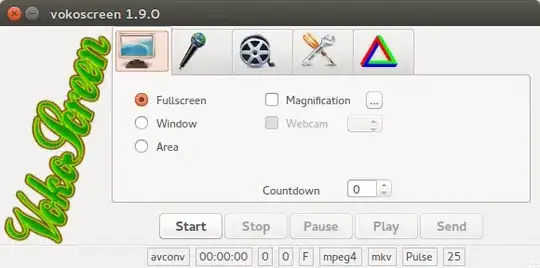 vokoscreen - display settings