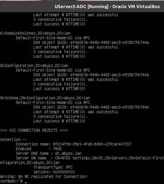 adding ADC samba, virtualbox