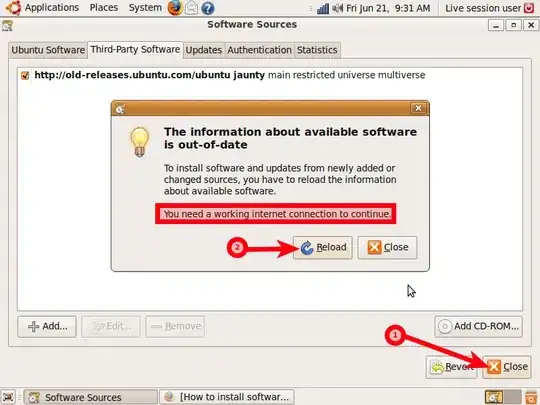 Reload available software
