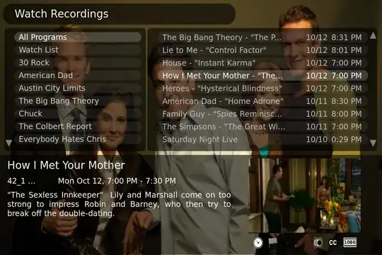 Mythbuntu screenshot
