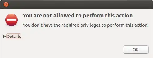 You are not allowed to perform this action! You don't have the required privileges to perform this action