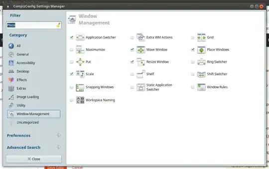 screenshot of CCSM - Window Management