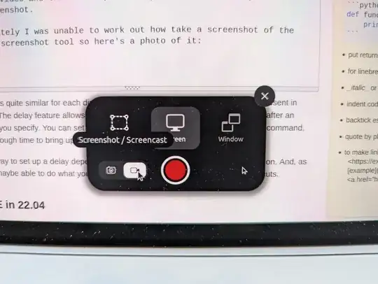 photo of the screenshot tool