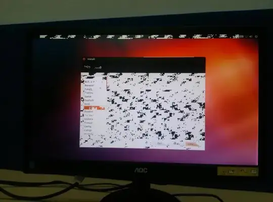 Broken screen display