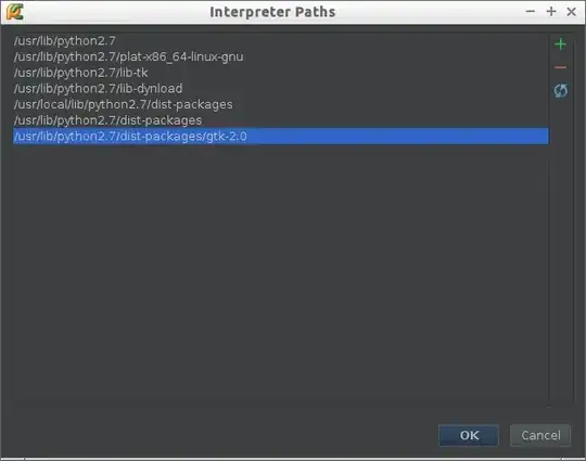 Interpreter paths configuration
