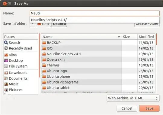 Enter subfolder name in the Name field