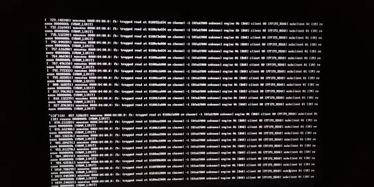 Picture of screen (Sorry for bad quality)