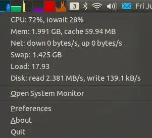 Mount Options window