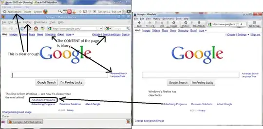 screenshoot of adding the code to modules