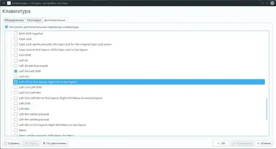 Image of the disk partition using GParted