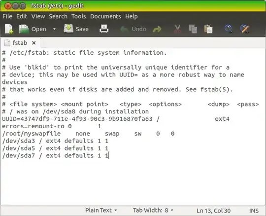 According to your first suggestion