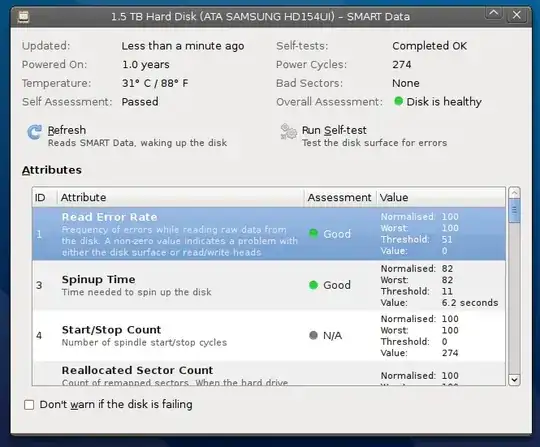 Disk utility example