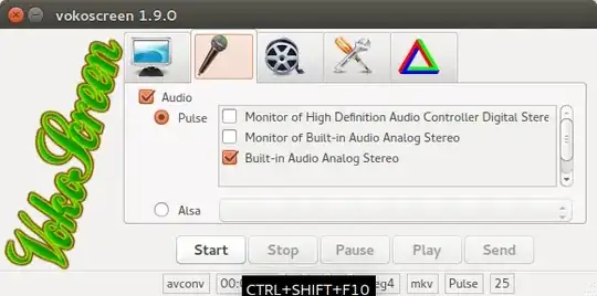 vokoscreen - sound settings