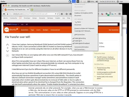Screenshot showing Connection Manager Options