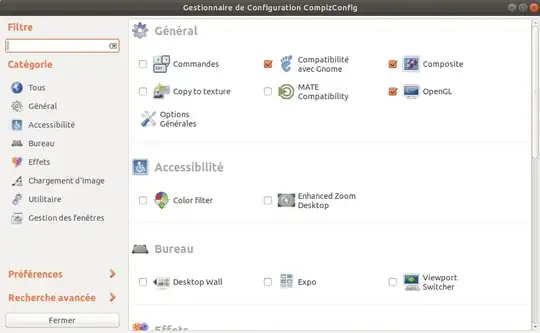 Compiz Config Manager