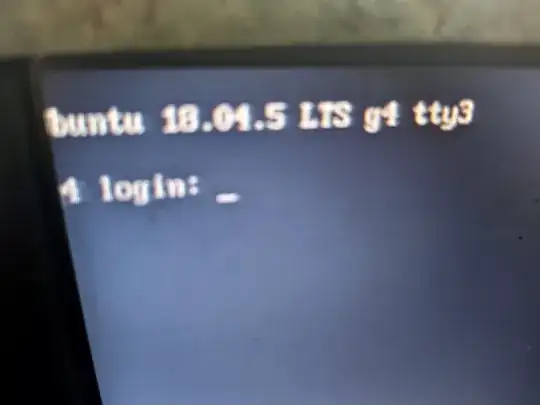 Ctrl+ Alt_+F3 output