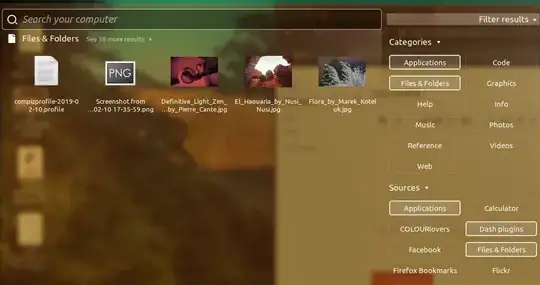 screenshot of my unity