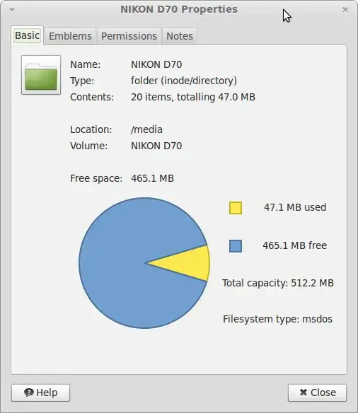 Nikon D70 mass storage