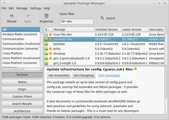 synaptic Package Manager (GUI)