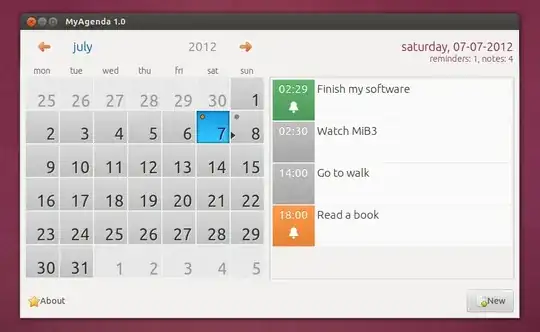 MyAgenda 1.0 screenshot