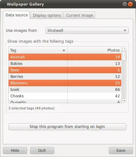 Wallpaper Gallery data source