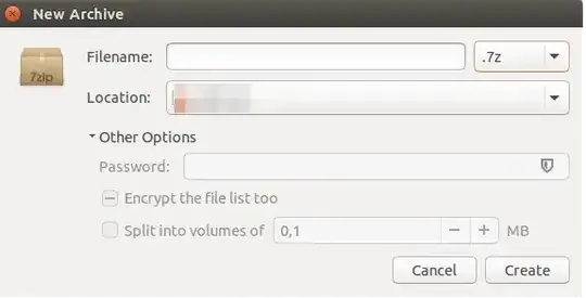 Here is the screenshot of the Disk Usage Utility window
