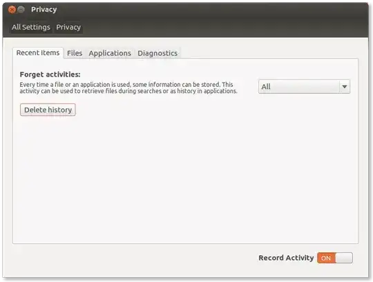 System Settings Privacy Manager in Ubuntu 12.04