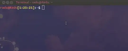 running clock in terminal before the command prompt
