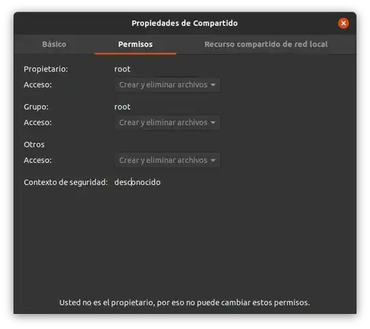screenshot of permissions dialog in Nautilus
