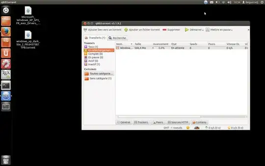 Sound settings dialogue