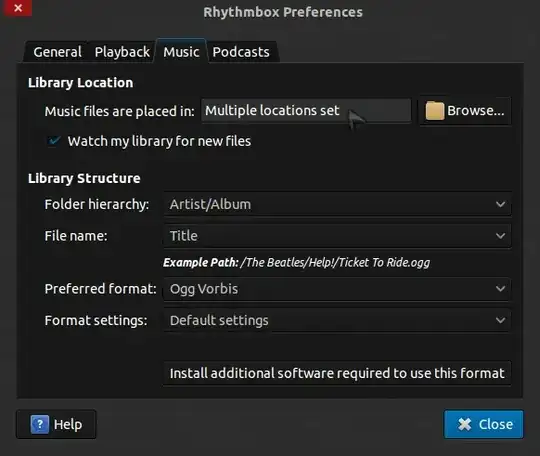 Edit Rhythmbox Music Library Location