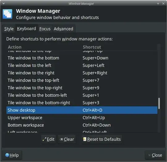 Window Manger settings