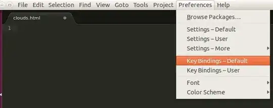 GParted partition view