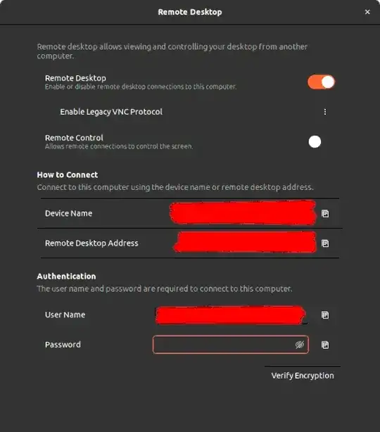 Ubuntu Remote Desktop